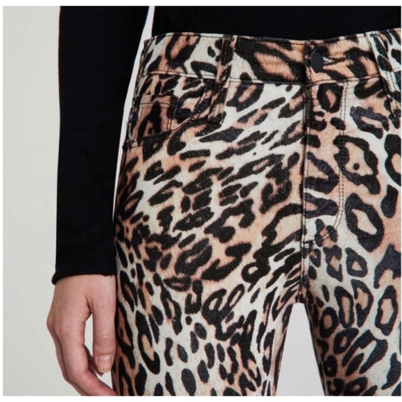 NEW AG Farrah Ankle Skinny Jeans Bold Leopard 25 - Picture 7 of 7
